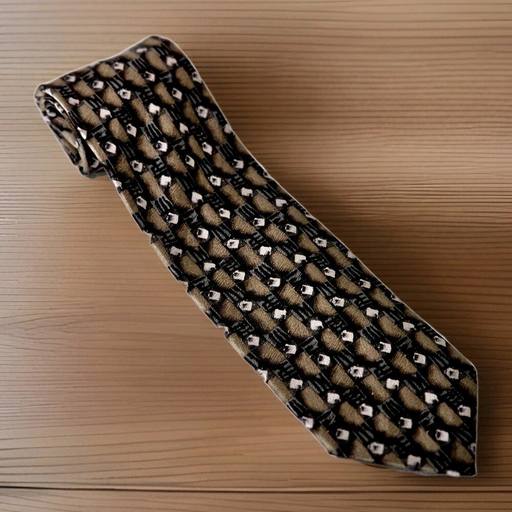 Carlos Devenezia NeckTie Rome Barcelona Men's 100% Silk Hand Made 60" Tie Wide